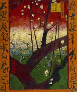 Kukkiva luumupuu (Hiroshigen mukaan) tekijältä Vincent van Gogh