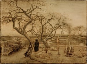 Puutarha talvella tekijältä Vincent van Gogh