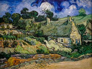 Talo olkikatolla Cordevillessä tekijältä Vincent van Gogh
