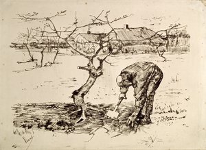 Orchardissa 1883 tekijältä Vincent van Gogh
