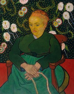 La Berceuse Woman Rocking a Cradle, Augustine-Alix Pellicot Roulin, 1851-1930, 1889. tekijältä Vincent van Gogh