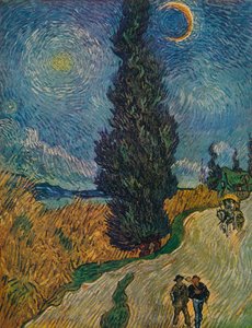 Cypress Road, 1890 tekijältä Vincent van Gogh