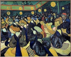 La salle de danse a Arles Painting Vincent Van Gogh (1853-1890) 1888 Su. 0,65x0,81 m Pariisi, musee d