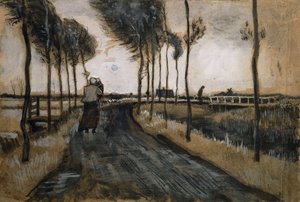Maisema naisen ja lapsen kanssa; Maisema naisen ja lapsen kanssa, 1883 tekijältä Vincent van Gogh