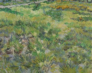 Pitkä ruoho perhosilla. 1890 tekijältä Vincent van Gogh