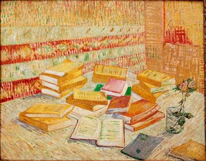 Keltaiset kirjat tai pariisilaiset romanssit Vincent Van Goghin (1853-1890) maalaus 1887 Koko 73x93 cm Baden-Baden, yksityinen kokoelma tekijältä Vincent van Gogh