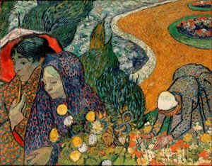 Puutarhan muisto Ettenissä (Ladies of Arles tekijältä Vincent van Gogh