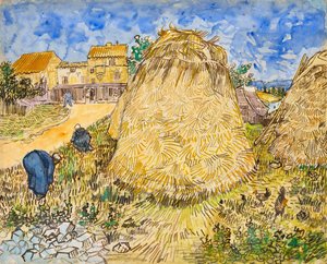 vehnäpinoja tekijältä Vincent van Gogh