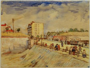 Pariisin kaupungin portti tekijältä Vincent van Gogh