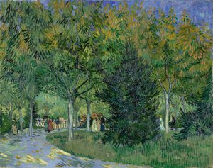 Polku Arlesin puistossa, 1888. tekijältä Vincent van Gogh