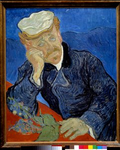 Tohtori Paul Gachetin (1828-1909) muotokuva Vincent van Goghin (1853-1890) maalaus 1890 Su. 0,68x0,57 m Pariisi, musee d