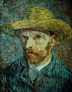 Selbstbildnis mit Strohhut tekijältä Vincent van Gogh