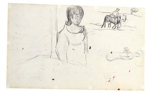 Naisen ja talonpoikaismaiseman tutkimukset tekijältä Vincent van Gogh