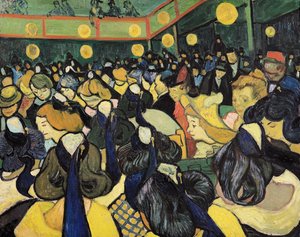 Tanssisali Arlesissa, 1888 tekijältä Vincent van Gogh