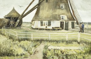 Mylly, 1881 tekijältä Vincent van Gogh