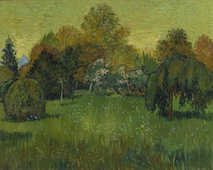 Runoilijan puutarha, 1888 tekijältä Vincent van Gogh