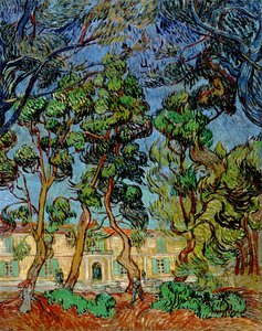 Puut St. Paulin sairaalan puutarhassa, 1889 tekijältä Vincent van Gogh