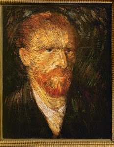 Van Gogh, omakuva, noin 1887 (öljy kankaalle). tekijältä Vincent van Gogh