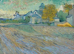 Näkymä turvakeskuksesta ja Saint-Rémyn kappelista, 1889 tekijältä Vincent van Gogh