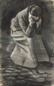 Itkevä nainen, 1883 tekijältä Vincent van Gogh
