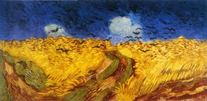 Weizenfeld ja Raben tekijältä Vincent van Gogh