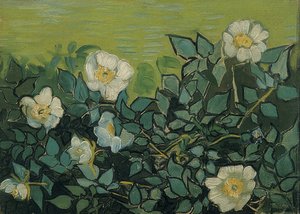 Wildrosen. 1889 tekijältä Vincent van Gogh