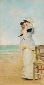 En vue - Vicente Palmaroli y Gonzalezin (1834-1896) maalaus - Öljy puulle - 43x22 - Museo del Prado, Madrid