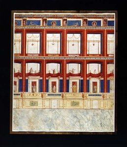 Antiikin roomalaiset freskot, noin 1775 (vesiväri ja guassi paperille).