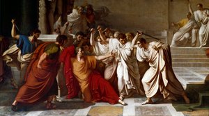 Julius Caesarin kuolema, yksityiskohta