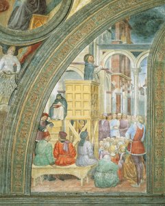 Pilven ihme, yksityiskohta Saint Peter Martyr -tarinoista, Vincenzo Foppa