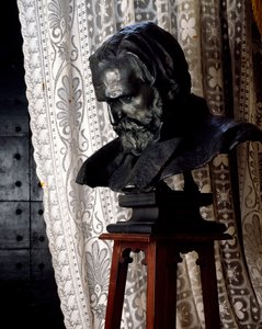 Giuseppe Verdin pronssinen rintakuva (Le Roncole di Busseto 1813 - Milano
