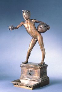 vesisäiliö, Vincenzo Gemito (1852-1929), pronssi, 25 cm
