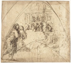 Marian temppeli tekijältä Vincenzo Tamagni da San Gimignano