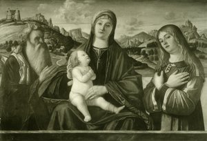Carpaccio - Maria lapsen ja kahden pyhimyksen kanssa, Ident. nro. 14 tekijältä Vittore Carpaccio