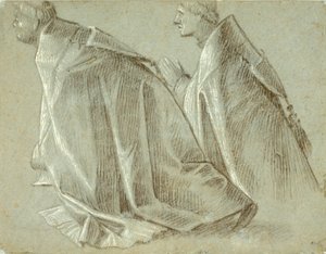 Carpaccio - Tutkimus kahdesta polvistuvasta papista (etusivu), 1507-1508 tekijältä Vittore Carpaccio