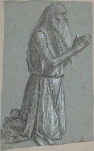 Saint Jerome recto, Sotilas keihään kanssa, 1460-1525. tekijältä Vittore Carpaccio