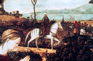 Pyhä perhe, yksityiskohta tekijältä Vittore Carpaccio