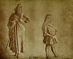 Nuoruus ja poika tekijältä Vittore Carpaccio
