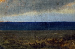 Sininen taivas meren yllä, kirjoittanut Vittorio Avondo (1836-1910)