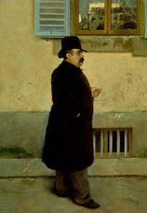Vittorio Matteo Corcosin (1859-1933) muotokuva Yorickista, öljy kankaalle, 200x140 cm tekijältä Vittorio Matteo Corcos