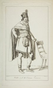 Ranskan kansalaisen Civil Garb, 1794.