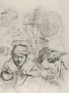 Le Citoyen Aubourg, rouva Aubourg ja heidän perheensä Kansalainen Aubourg, rouva Aubourg..., ca. 1795-1805.
