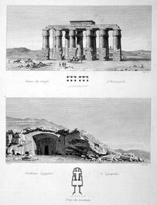 Hermopoliksen temppeli ja Lycopoliksen egyptiläiset haudat, 1802