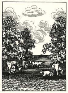 Kuvitus Thomas Hardyn Tess Of The D’Urbervillesiin (kaiverrus)