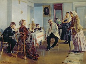 Maidan palkkaaminen, 1891-92 tekijältä Vladimir Egorovic Makovsky