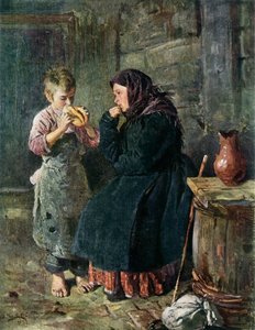 Äidin ja pojan tapaaminen, 1883, 1965. tekijältä Vladimir Egorovic Makovsky