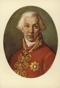 Gavrila Derzhavin, venäläinen runoilija tekijältä Vladimir Lukich Borovikovsky
