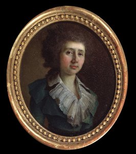 Muotokuva kirjailija Vassili V. Kapnistista (1757 tai 1758-1823). (Muotokuva kirjailija Vasily V. Kapnist). Vladimir Lukich Borovikovsky (ou Borovikovski) (1757-1825) maalaus. Huile sur toile tekijältä Vladimir Lukich Borovikovsky
