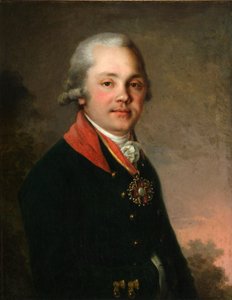 Aleksanteri Dmitrijevitš Arsenjevin muotokuva, 1796-1797 tekijältä Vladimir Lukich Borovikovsky