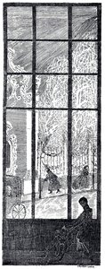 Kuvitus K. Balmontin teokseen The Round Dance of Seasons, 1907 tekijältä Vladimir Petrovich Drittenpreis